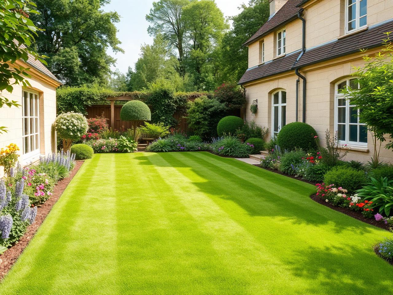 Entretien d'un jardin paysager