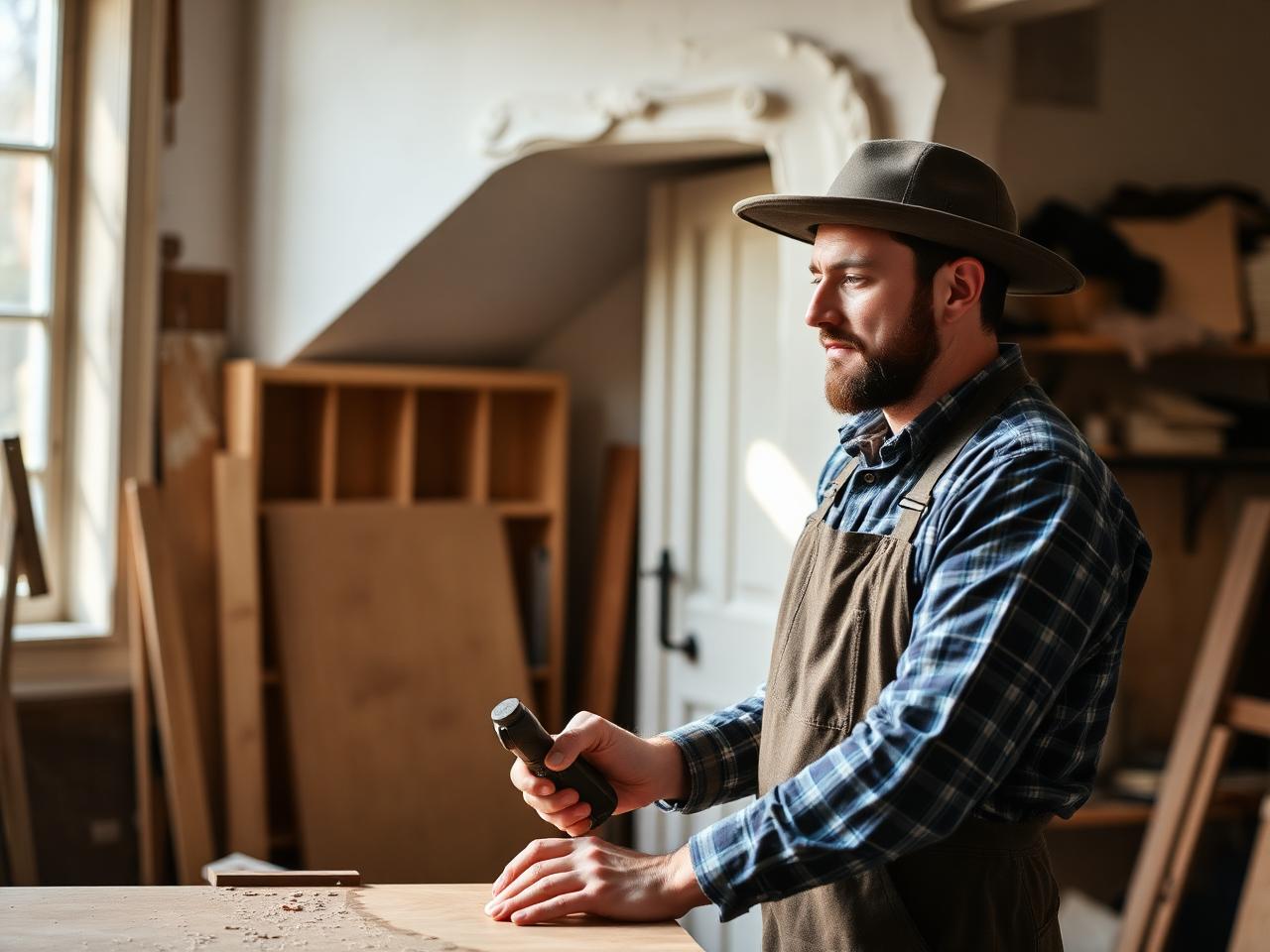 Artisan au travail